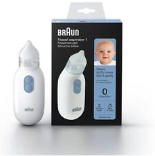 Braun BNA100EU Nasensauger 1 Nasenschleimentferner für Babys & Kinder 2 Stufen