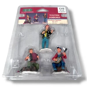 Vintage Lemax Village Collection Yuletide Jamboree Figurine Set 3 #192257 - Picture 1 of 4