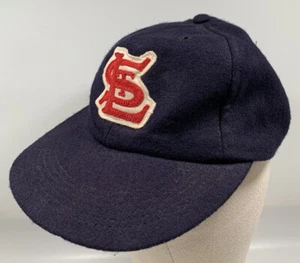 RARE Vintage St. Louis Cardinals Punkap Blue Wool Fitted Hat Size Small Cap - Bild 1 von 9
