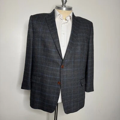 Blazer Magee Para Hombres 50R Marrón Espiga Abrigo Deportivo Chaqueta Lana Calce Clásico Tweed Foto 1 de 4