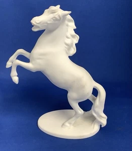 German Kaiser Bisque Porcelain Rearing Horse 702 by Gerhard Bochmann c.1990's - Picture 1 of 8