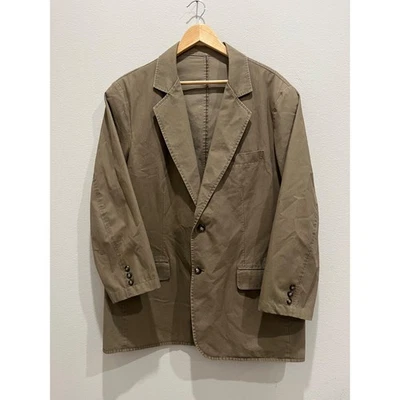 Винтажный LL Bean мужской темно хаки хлопок саржи блейзер куртка размер 42 - Изображение 1 из 4