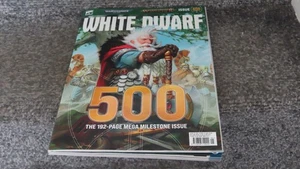 The White Dwarf Magazine 500 Warhammer Games Workshop July 2022 Poster etc - Picture 1 of 3