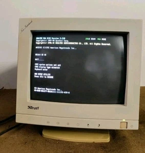 Fujitsu CRT-Monitor Computer Vintage FARBMONITOR - VGA X IBM,OLIVETTI... - Bild 1 von 7