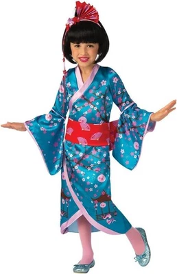 Вишневый цветок принцесса гейша азиатская девочка карнавальный костюм для Хэллоуина ребенка костюм - Изображение 1 из 2