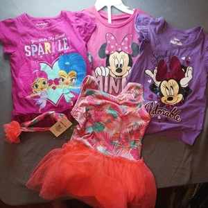Girls NWT Size 4/4T Clothing Shirts, Shorts, and dress Dress minnie mouse - Picture 1 of 14