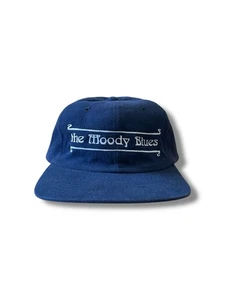 De colección The Moody Blues Band Promo SnapBack Sombrero Bordado Música Rock Azul Rock - Imagen 1 de 18