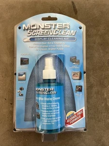 Monster Pantalla Limpieza Monitor TV Pantalla LCD Kit de Limpieza ¡NUEVO SELLADO! - Imagen 1 de 5