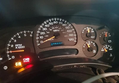 Silverado 2500 2003-2005 OE velocímetro calibre grupo 99 k millas Chevrolet Foto 1 de 4