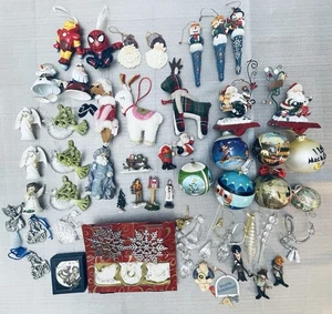 Lote Mixto 50+ Adornos Navideños Estatuillas Decoración Vintage LEER - Imagen 1 de 24