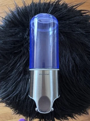 Simplehuman 15 OZ Bomba dispensadora de jabón de ducha de montaje en pared individual de acero inoxidable Foto 1 de 3