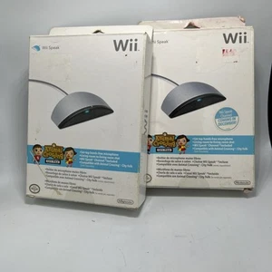 Nintendo Wii Speak Hands Free Microphone Animal Crossing City Folk NEW Lot Of 2 - Picture 1 of 3