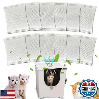 12er Pack Ersatz Aktivkohlefilter für Modkat Flip Katzentoilette, aktivieren - Bild 1 von 4