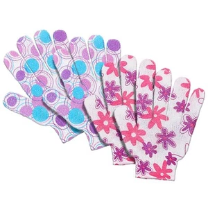 Gloves Shower Loofah Body Scrubber African Exfoliating Net Glove Bathing Accesso - Picture 1 of 5