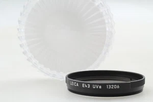 [Exc+5] Leitz LEICA E43 UVa Filter 13206 Black From Japan #695 - Picture 1 of 8