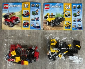 LEGO Creator 3 In 1 Desert Racer (31040) Construction Vehicle (31041) (No Boxes) - Picture 1 of 3