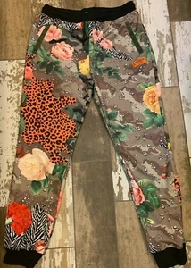 Reason Brand Herren Kordelzug Schweißhose Blumenmuster FO-220 - Bild 1 von 10