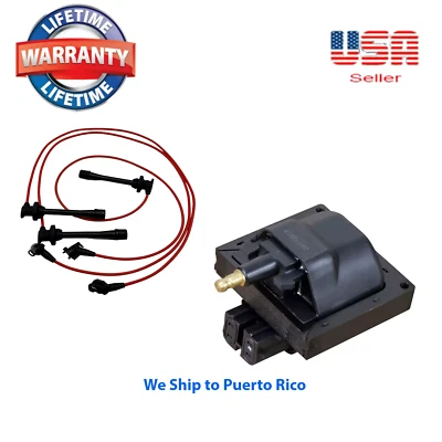 JUEGO DE cables de bujía, bobina de encendido PARA Chevrolet GMC Isuzu Oldsmobile V6 4,3 L Foto 1 de 4