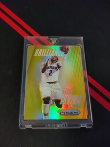 2013-14 PANINI PRIZM BASKETBALL KYRIE IRVING  GOLD BRILLIANCE 3/10 RARE NM