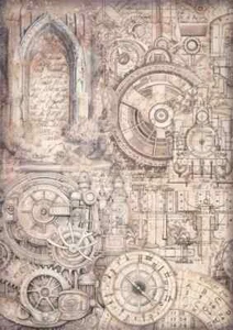 Papel de arroz Stamperia A4 - Sir Vagabond in Fantasy World - Patrón - DFSA4846 - Imagen 1 de 1