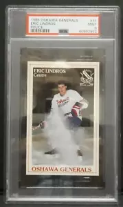 1989 Oshawa Generals Eric Lindros Police #31 PSA 9 Mint - Picture 1 of 2