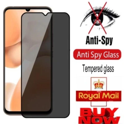 P022 Temper Glass Privacy For Oneplus 10R,10T,ACE Screen Protector - Image 1 of 4