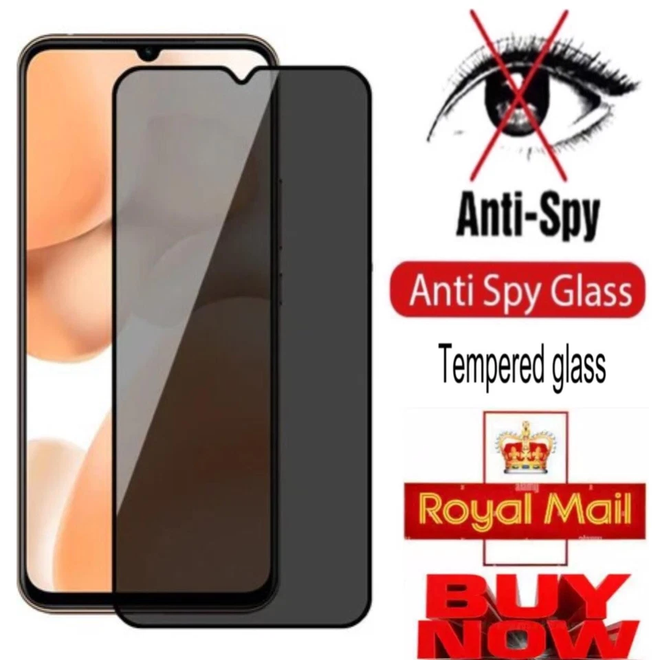 P022 Temper Glass Privacy For Oneplus 10R,10T,ACE Screen Protector - Image 1 of 4