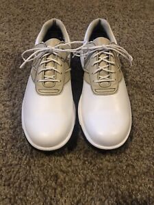 FootJoy Contour Series Golf Shoes, Men’s Size 9N - Tan/White - NEW, NEVER USED