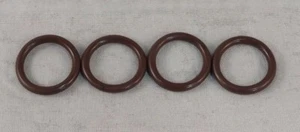 Hydraulic Coupler Brown Viton O-Rings Replacement For John Deere 32246 Qty: 4 - Picture 1 of 1