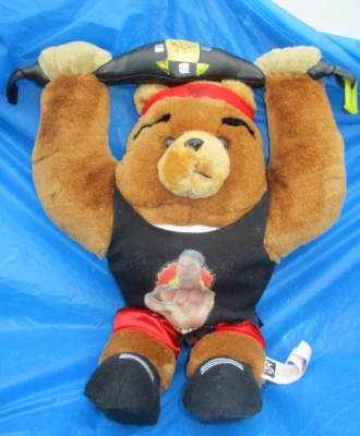 Peluche Ken Shamrock Cuddletown Friends de la WWF 14 pulgadas de alto con licencia oficial GC Foto 1 de 4