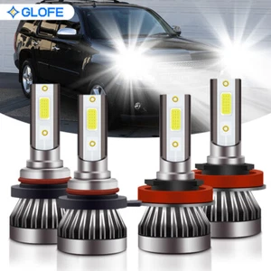 For Chevy Suburban Tahoe 2007-2014 - 4X 6000K White LED Headlight Bulb Combo Kit - Foto 1 di 9