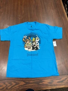 Disney Parks Star Wars WDW T-Shirt "Resistance Cartoons" Size Large Youth Blue - Picture 1 of 20