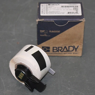 Brady Thermal Precut Label Cartridge PTLSL-17-473, 1/2" x 1", BMP61 BMP71 M611 - Imagem 1 de 4