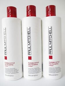 Paul Mitchell Flexible Style Hair Sculpting Lotion 16.9 oz Pack of 3