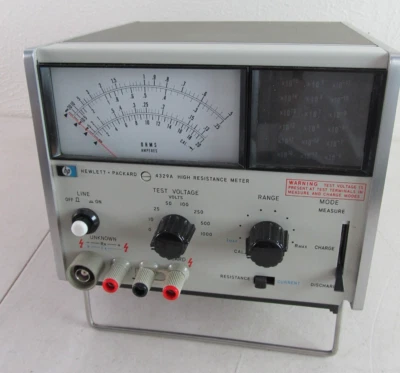 Hewlett Packard HP 4329A - Medidor de alta resistencia - Probado, funcionando Foto 1 de 4