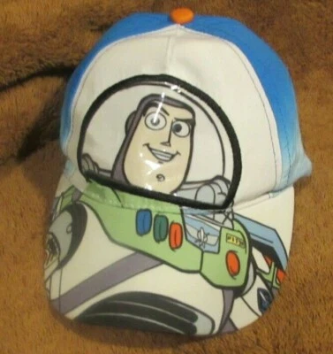 Buzz Lightyear Toy Story 4 Cap Hat Blue Snap Back To Infinity & Beyond - Image 1 of 4