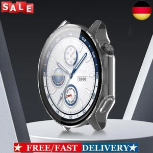 Hard PC Case+ Glass Screen Protector for OPPO Watch X/OnePlus Watch 2 (Clear) - Zdjęcie 1 z 9