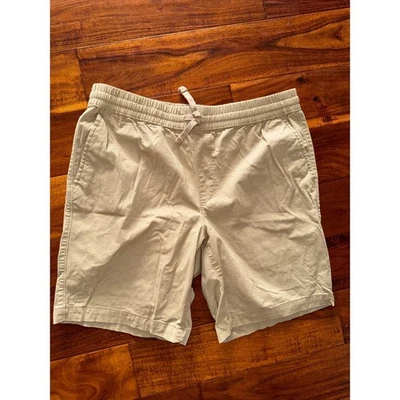 Pantalones Cortos Informales Sonoma Goods For Life Para Hombres Caqui Frente Plano Elastizados Talla M NUEVO Foto 1 de 3