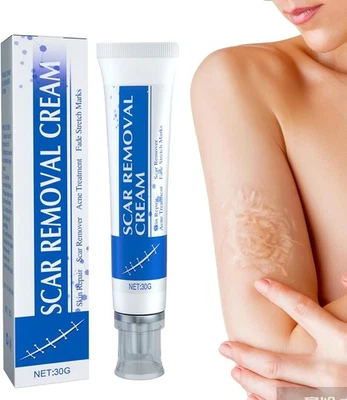 Scar Removal Cream, 30g Advanced Scar Removal Gel, Natural Stretch Mark Cream Re