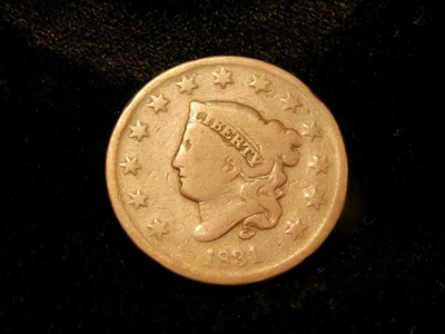 Centavo grande cabeza corona 1831 Foto 1 de 4