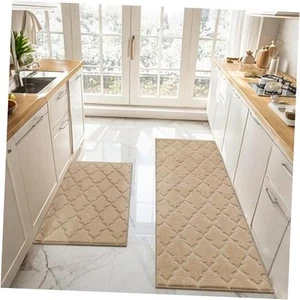 Kitchen Rugs, Non-Slip Kitchen Mats for Floor, Soft Washable Absorbent Kitchen - Picture 1 of 8