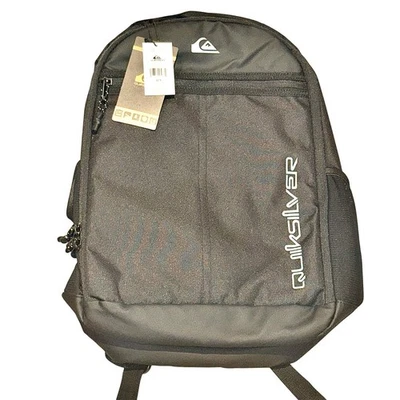 Quiksilver Booker Medium Backpack School Work Gym Black  FREE SHIP Laptop - Image 1 of 4