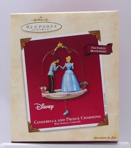 Ornamento Hallmark Walt Disney 2003 ~ CENERENTOLA E IL PRINCIPE AZZURRO ~ spedizione gratuita - Foto 1 di 6
