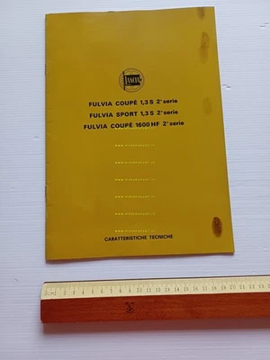 Lancia Fulvia Coupè 1.3-HF 1.6 -Sport 1.3 1970 Caratteristiche Tecniche depliant - Immagine 1 di 4