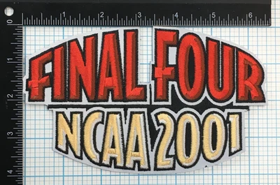 2001 NCAA MEN'S FINAL FOUR COLLEGE BASKETBALL TOURNAMENT VINTAGE 6.5" PATCH - Image 1 of 3