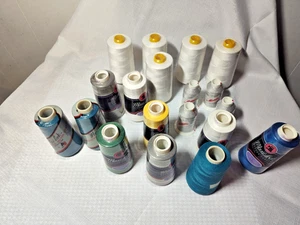 Lot Of 10 Sealed Maxi-Lock Serger Thread. 3,000 Yards Per Spool and More - Picture 1 of 8