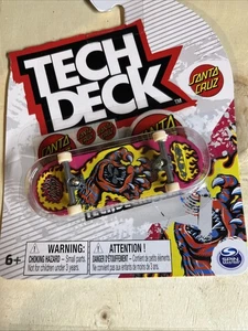 Teck Deck Salba Tiger Santa Cruz Flameboy Chopper Berricks 96mm Fingerboard - Bild 1 von 3