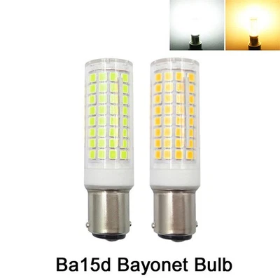 10x BA15D LED Bulb Dimmable 10W 220V Bayonet Base White/Warm White Light - Image 1 of 4