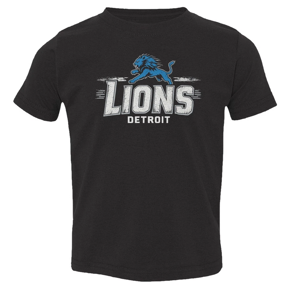 Lion Inspired Graphic - Detroit Sports Tribute Toddler T-Shirt - Image 1 of 1