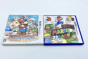 Nintendo 3DS Software Pack of 2  (Super Mario 3D Land/Paper Mario Super Sticker) - Picture 1 of 10